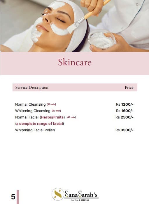 Skincare service 5